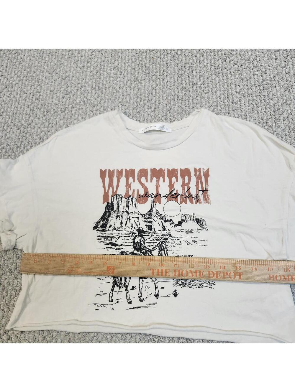 ALTARD STATE Western Graphic Crop T-Shirt Size Small - Picture 2 of 7